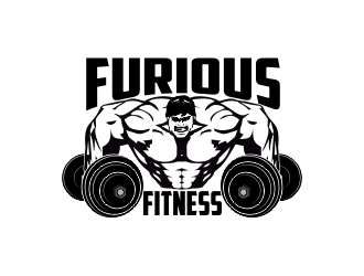 Furious Fitness  logo design by Dhieko