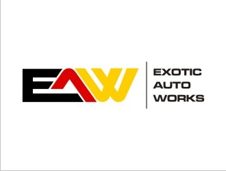 Exotic Auto Works logo design by agil