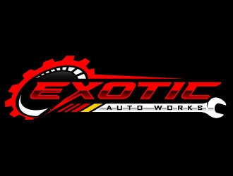 Exotic Auto Works logo design by daywalker