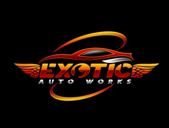 Exotic Auto Works logo design by DreamLogoDesign