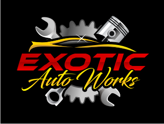 Exotic Auto Works logo design by haze