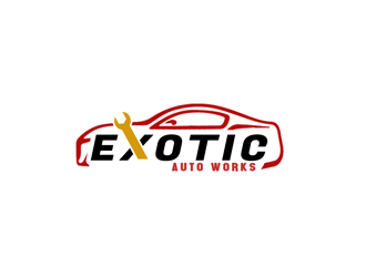 Exotic Auto Works logo design by bougalla005