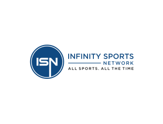 Infinity Sports Network logo design by mbamboex