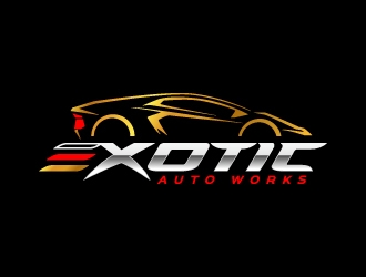 Exotic Auto Works logo design by jaize