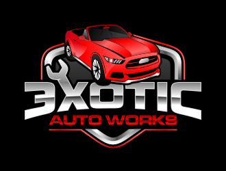 Exotic Auto Works logo design by mocha