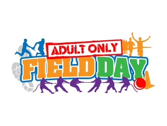 Adults only Field Day logo design by jaize
