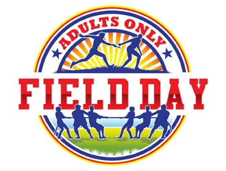 Adults only Field Day logo design by MAXR