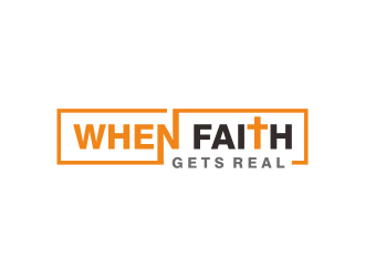 When Faith Gets Real logo design by ammad