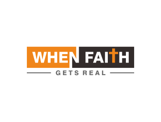 When Faith Gets Real logo design by ammad