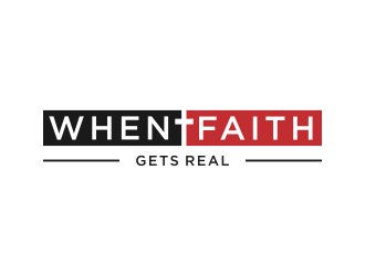 When Faith Gets Real logo design by cimot