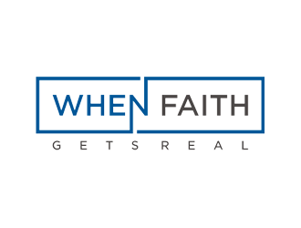 When Faith Gets Real logo design by Kraken