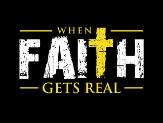 When Faith Gets Real logo design by MAXR