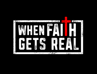 When Faith Gets Real logo design by megalogos