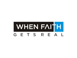 When Faith Gets Real logo design by Kraken