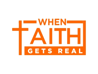 When Faith Gets Real logo design by cikiyunn