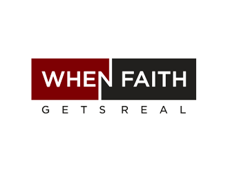 When Faith Gets Real logo design by Kraken