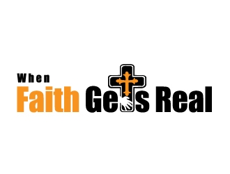 When Faith Gets Real logo design by samuraiXcreations