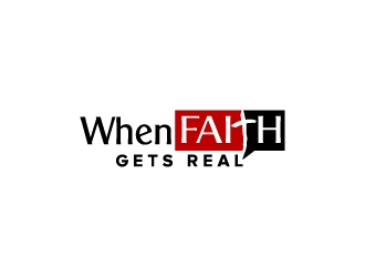 When Faith Gets Real logo design by jaize