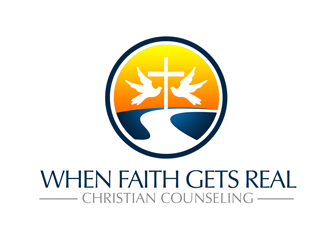 When Faith Gets Real logo design by kunejo