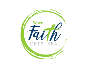 When Faith Gets Real logo design by bloomgirrl