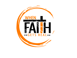 When Faith Gets Real logo design by bloomgirrl