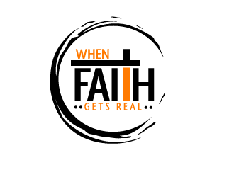 When Faith Gets Real logo design by bloomgirrl