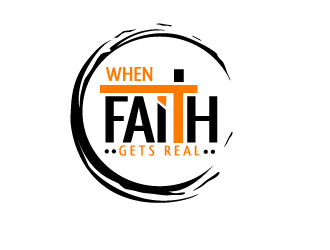 When Faith Gets Real logo design by bloomgirrl