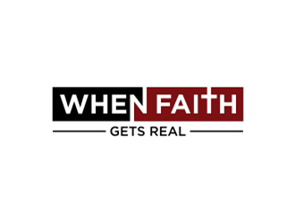 When Faith Gets Real logo design by sheilavalencia