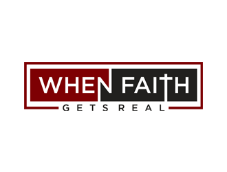 When Faith Gets Real logo design by Kraken