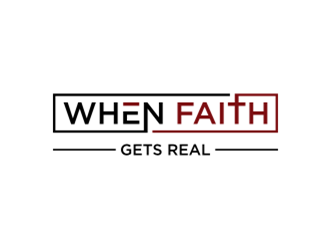 When Faith Gets Real logo design by sheilavalencia