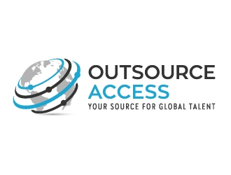 Outsource Access logo design by akilis13