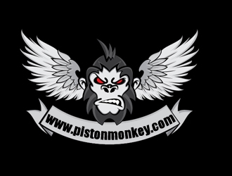 www.pistonmonkey.com logo design by nikkl