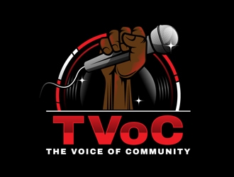 The Voice of Community (TVoC) Logo Design - 48hourslogo