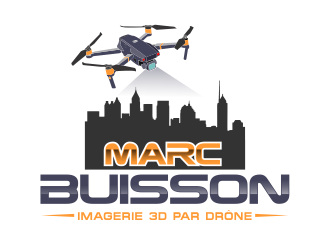 Marc Buisson - Imagerie 3D par drône logo design by Cekot_Art