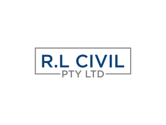 R.L Civil Pty Ltd logo design by RIANW