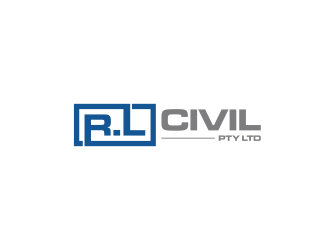 R.L Civil Pty Ltd logo design by RIANW