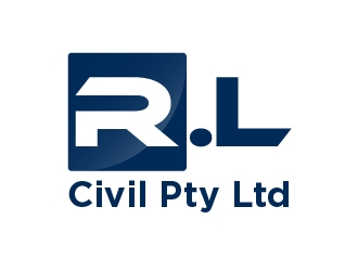 R.L Civil Pty Ltd logo design by cybil