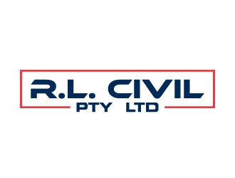 R.L Civil Pty Ltd logo design by desynergy