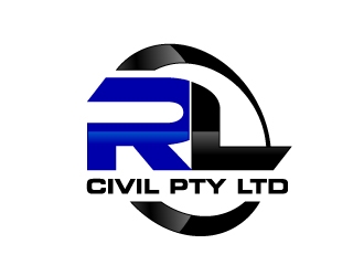 R.L Civil Pty Ltd logo design by desynergy