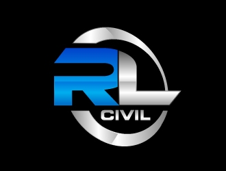 R.L Civil Pty Ltd logo design by desynergy