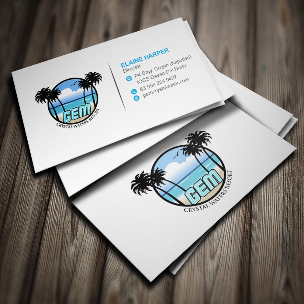 GEM Crystal Waters Resort logo design by Kindo