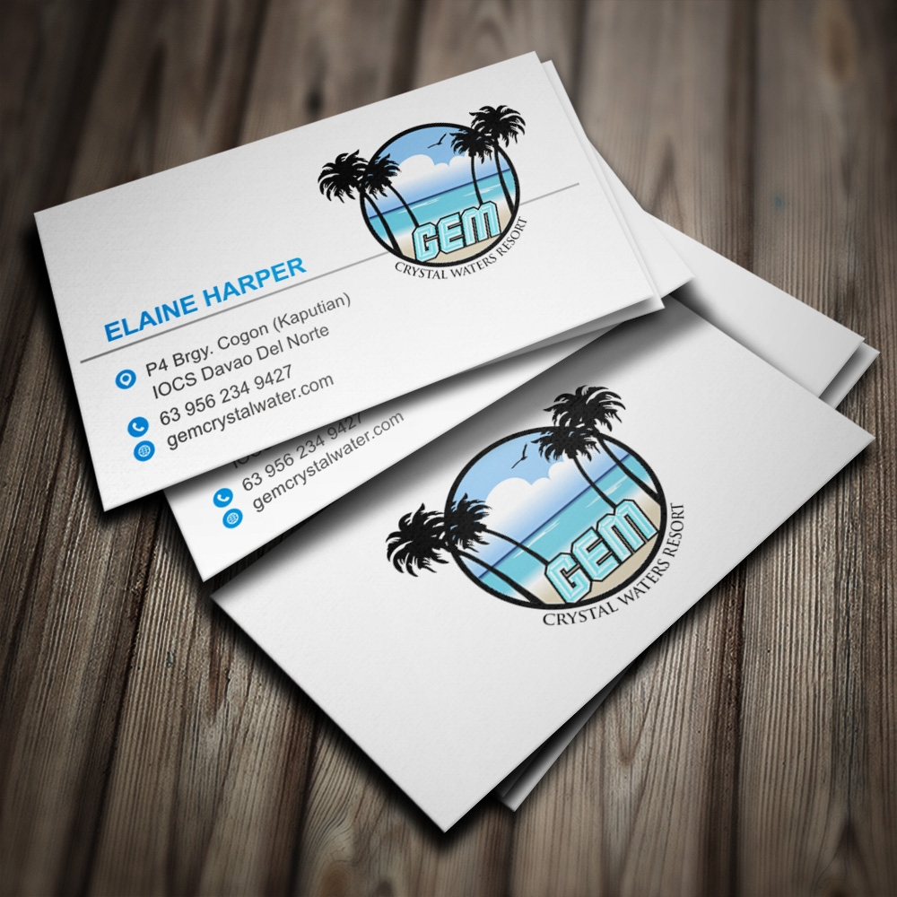 GEM Crystal Waters Resort logo design by Kindo