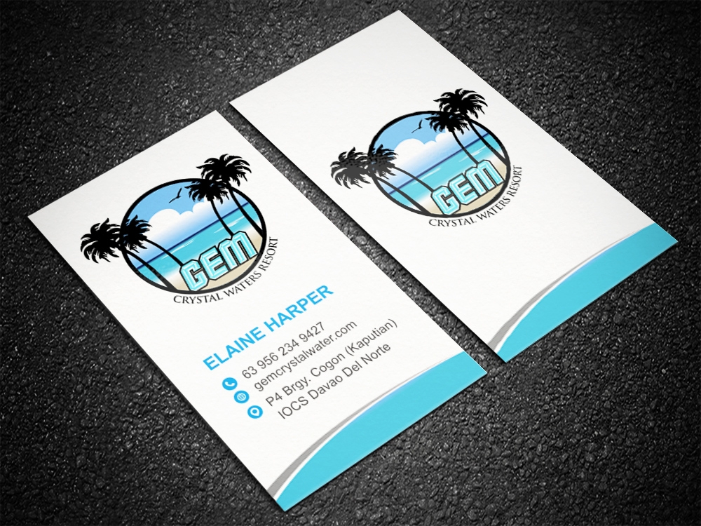 GEM Crystal Waters Resort logo design by Kindo