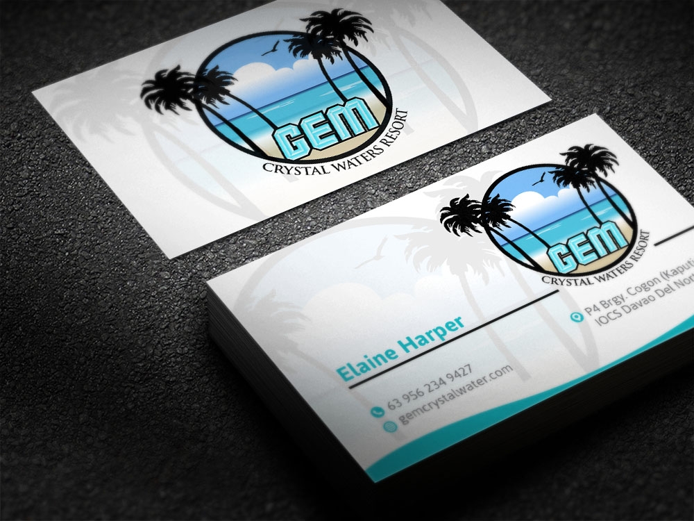 GEM Crystal Waters Resort logo design by scriotx