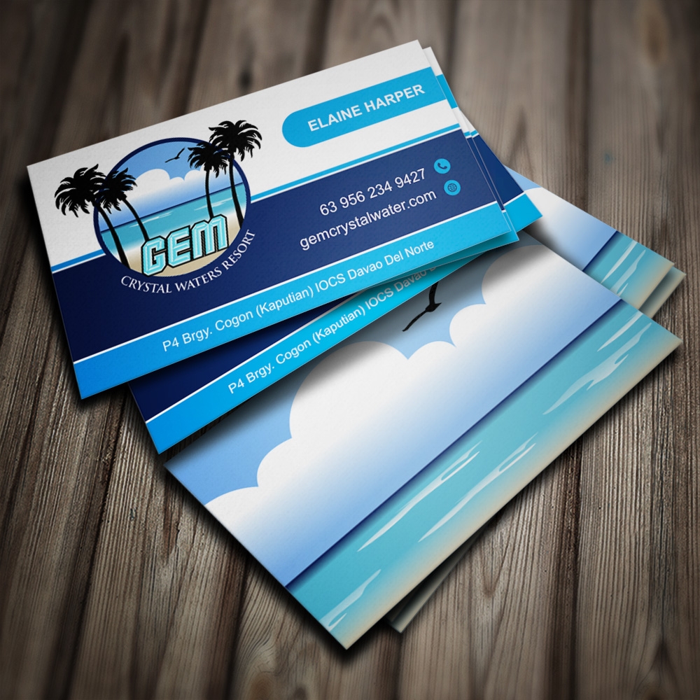 GEM Crystal Waters Resort logo design by Kindo