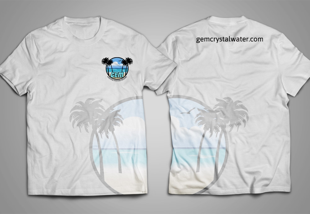 GEM Crystal Waters Resort logo design by scriotx