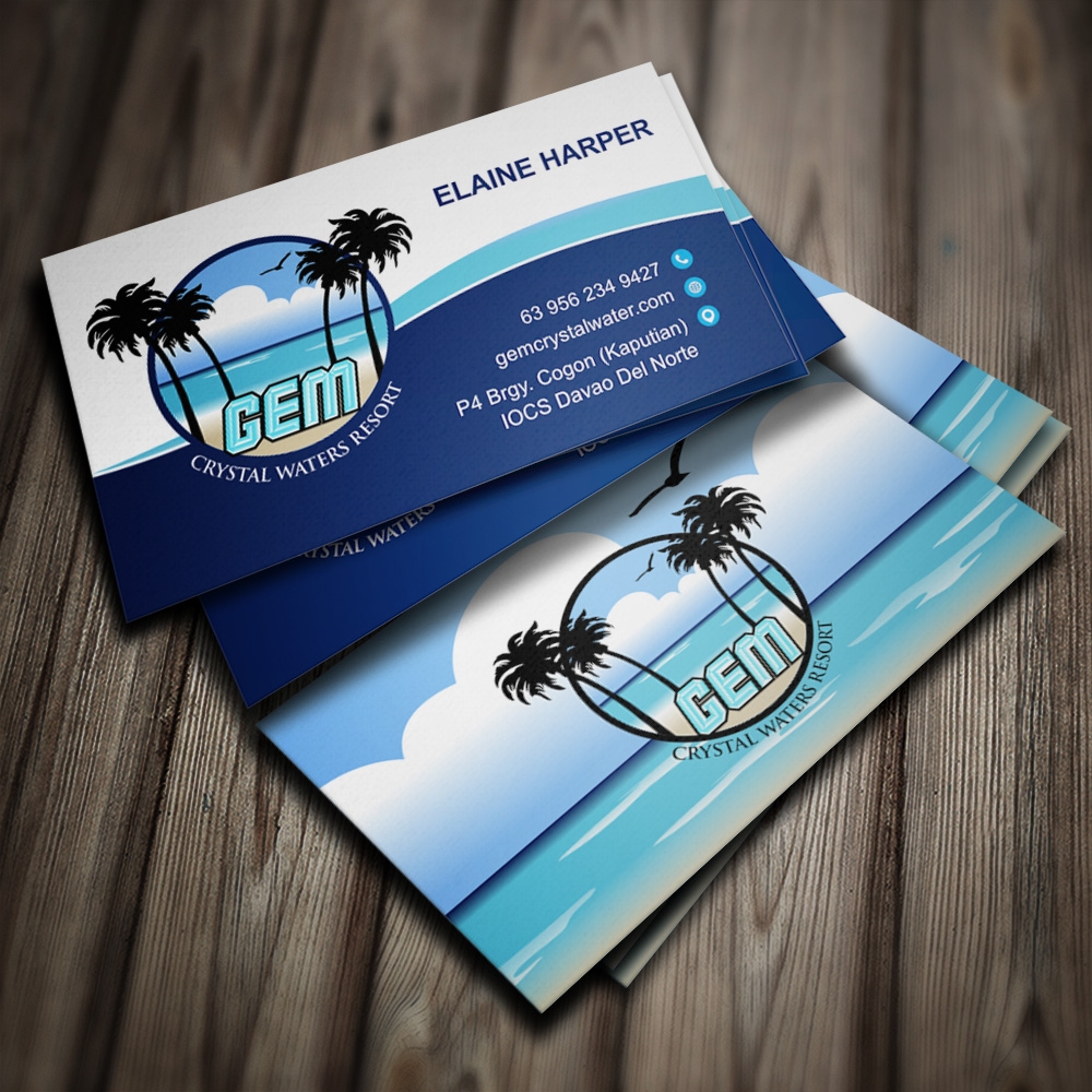 GEM Crystal Waters Resort logo design by Kindo