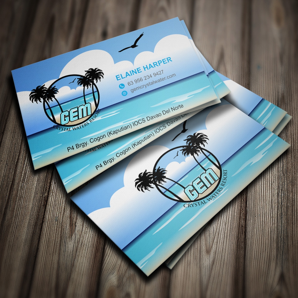 GEM Crystal Waters Resort logo design by Kindo