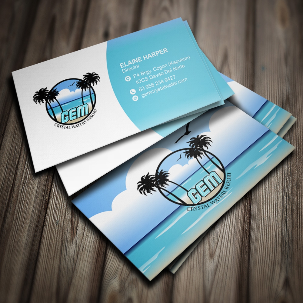 GEM Crystal Waters Resort logo design by Kindo