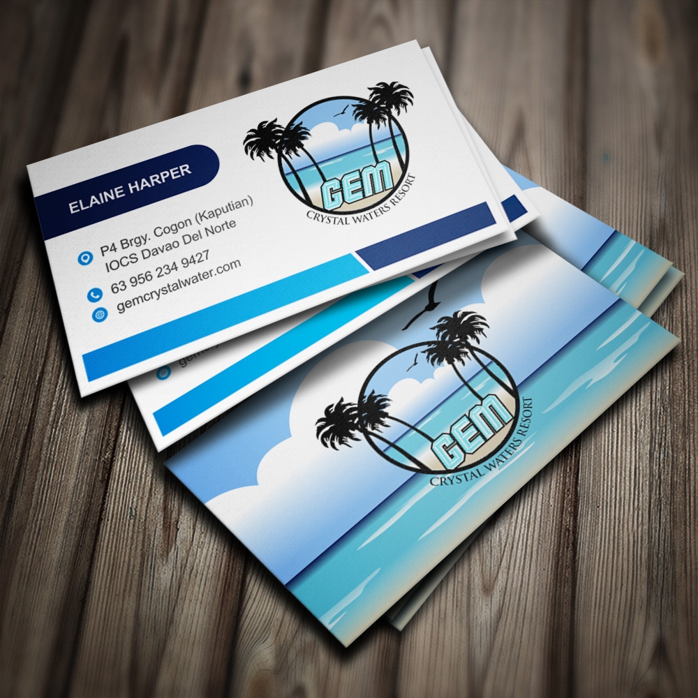 GEM Crystal Waters Resort logo design by Kindo